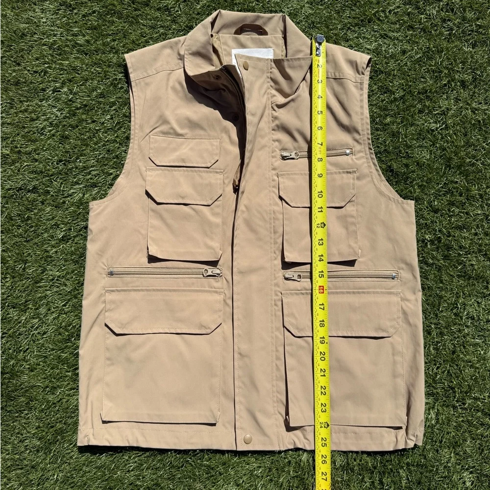 Anthropologie Tan Utility Vest. Size M - Picture 4 of 5